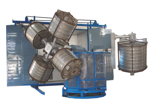 Rock And Roll Rotational Moulding Machine
